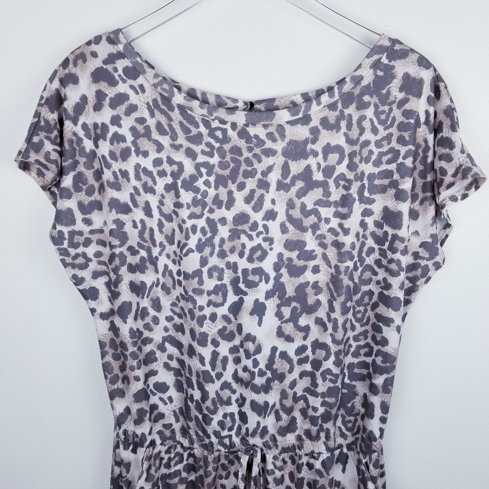 Shein Leopard Print Jumpsuit Romper, Size Large - image 4